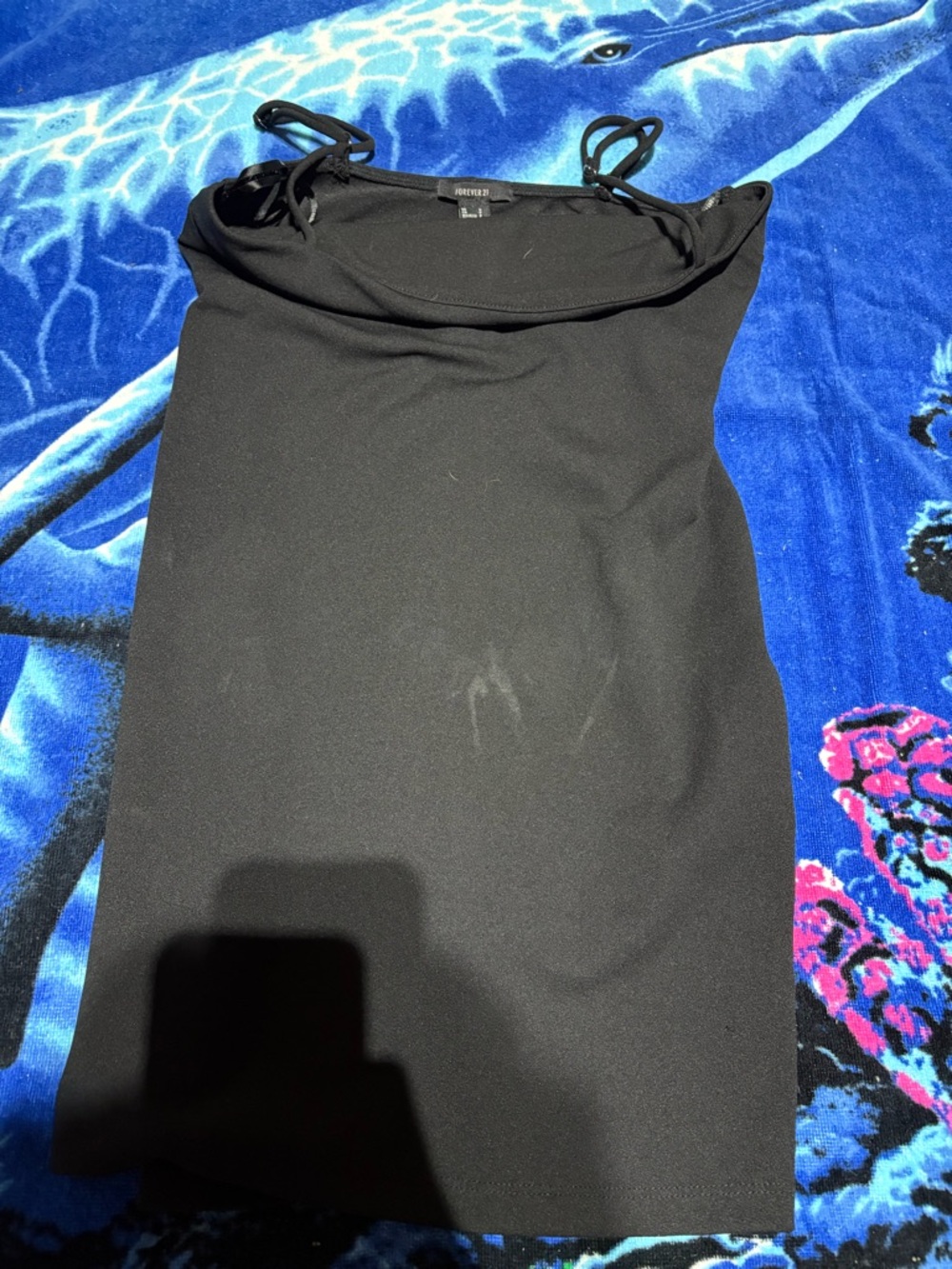 Black sleeveless bodycon dress from Forever 21 S